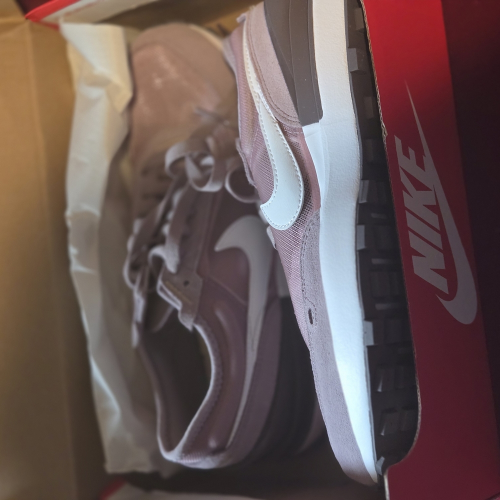 Nike Mauve and White Sneakers